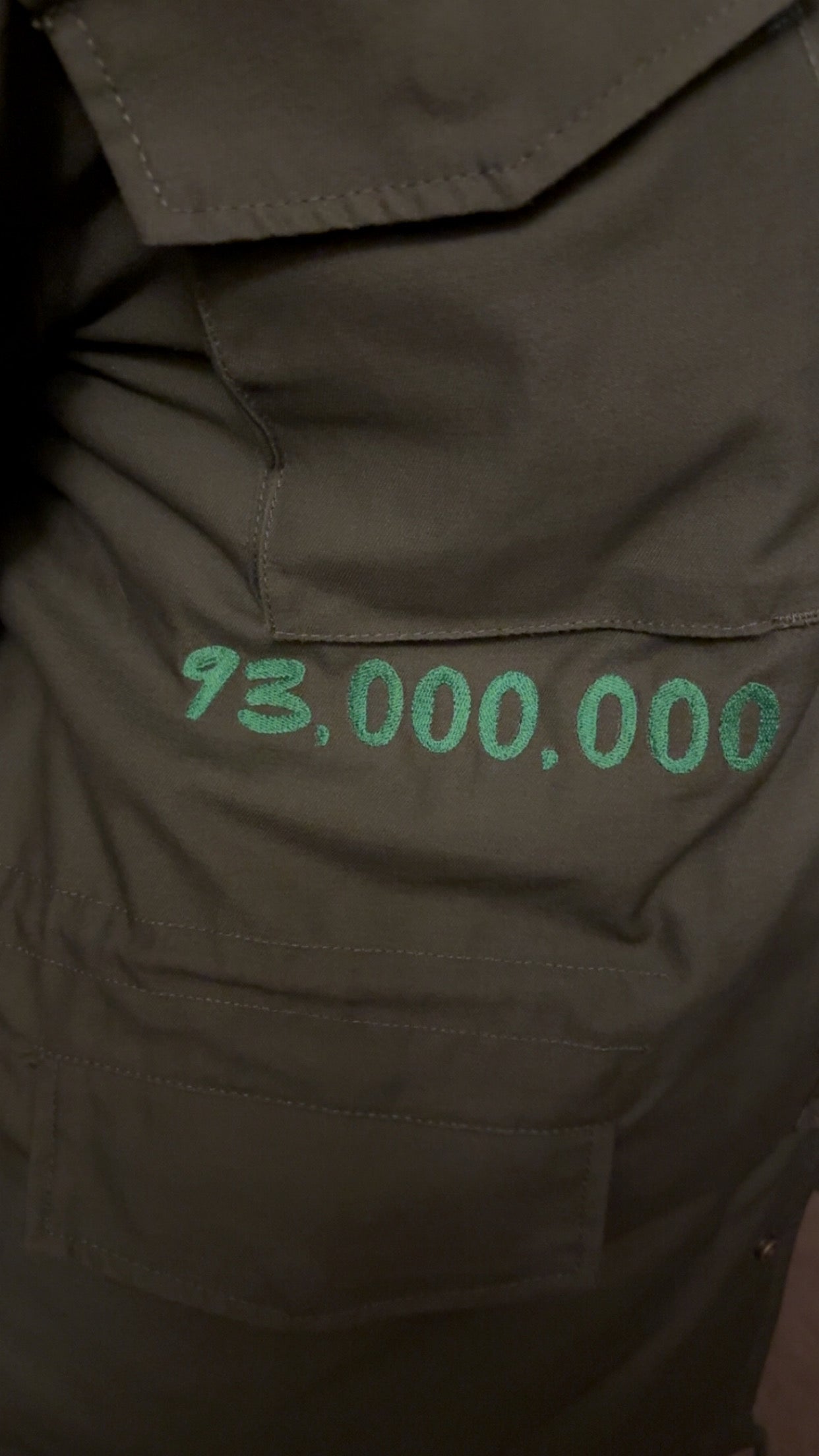 Earth Equality Customized Embroidered Army Jacket