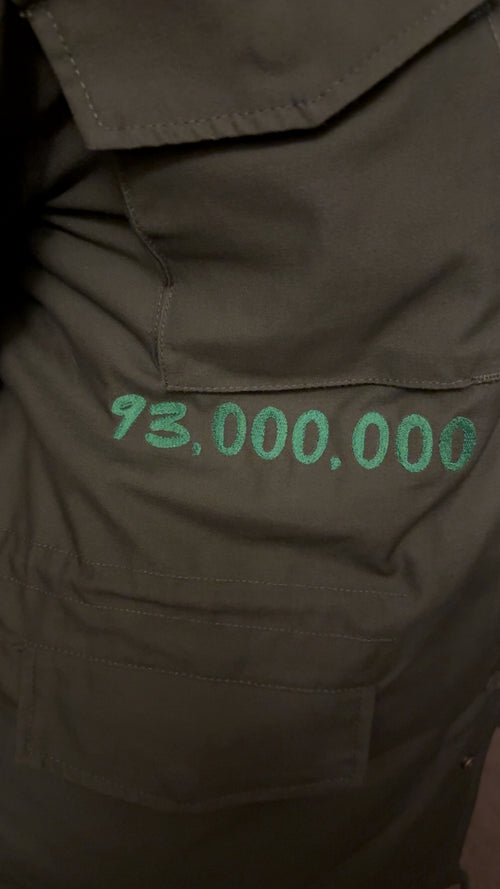 Earth Equality Customized Embroidered Army Jacket